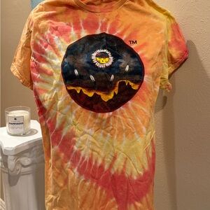Gildan Orange Tie-Dye T-Shirt